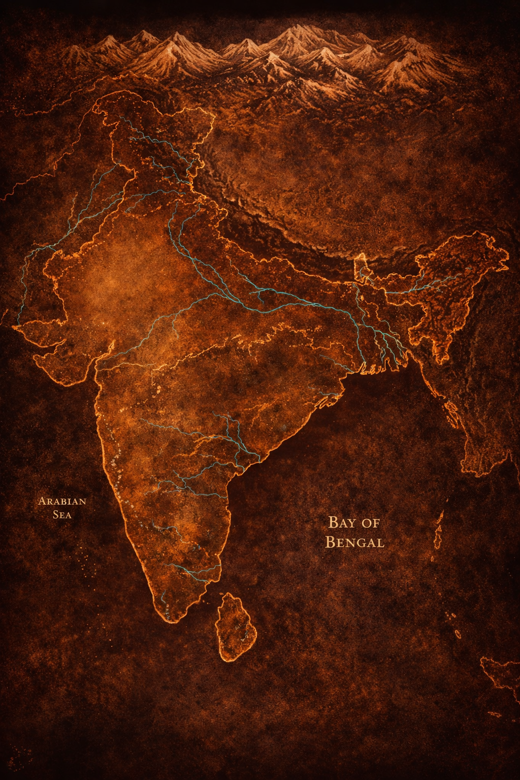 Ancient Bharata Map